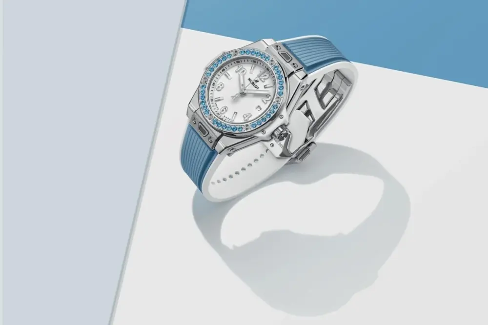 Big Bang One Click Joyful Steel Sky Blue Ref. 485.SL.2210.RX.1207 - Image 3